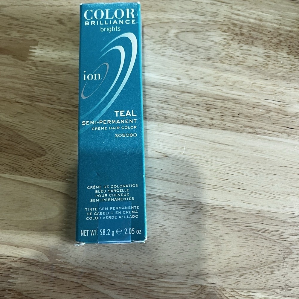 Ion Color Brilliance Brights Teal Semi-Permanent Creme Hair Color 2.05 Oz